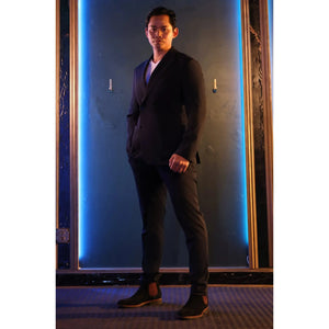Navy Double Breasted Ultra Stretch Suit (Pre-Order)