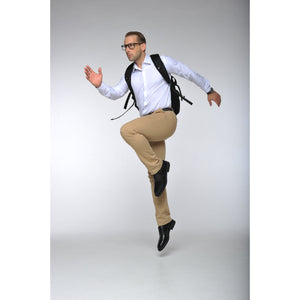 Tan Travel Light Chino Pants - The Stretch Suit